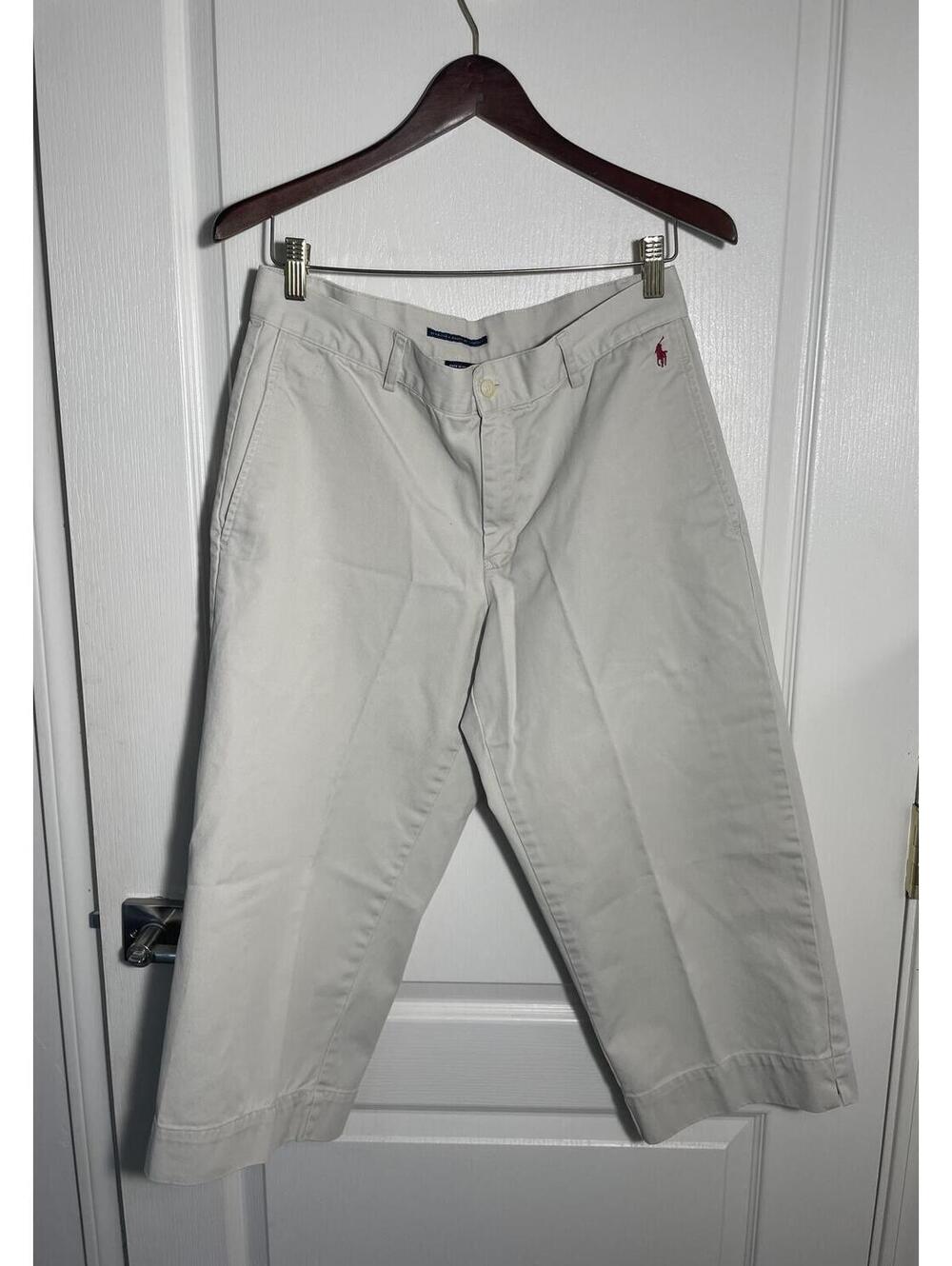 Ralph Lauren Sport Crop Khakis Size 12 vacation summer classic